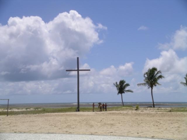 Cruz na praia