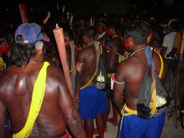 Índios no evento