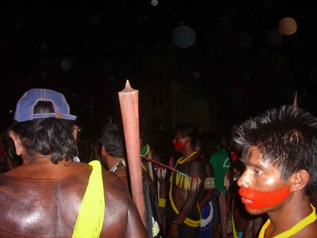 Índios no evento