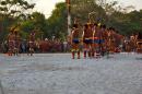 Índios em ritual