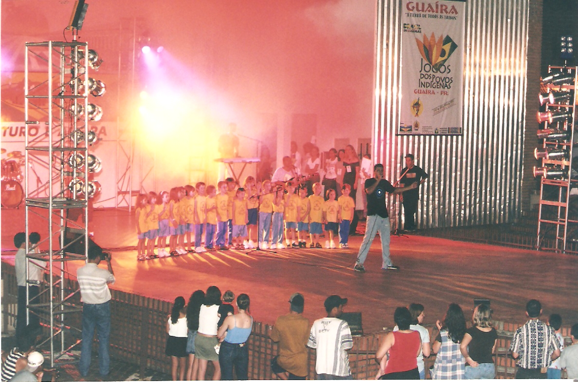 Apresentação no palco 1