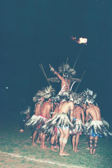 Dança Terena - Fogo Olímpico