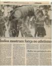 Índios mostram força no atletismo 19/10/1996