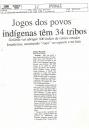 Jogos dos Povos Indígenas têm 34 tribos 18/10/1996