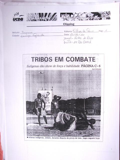 Tribos em combate 24/10/2001