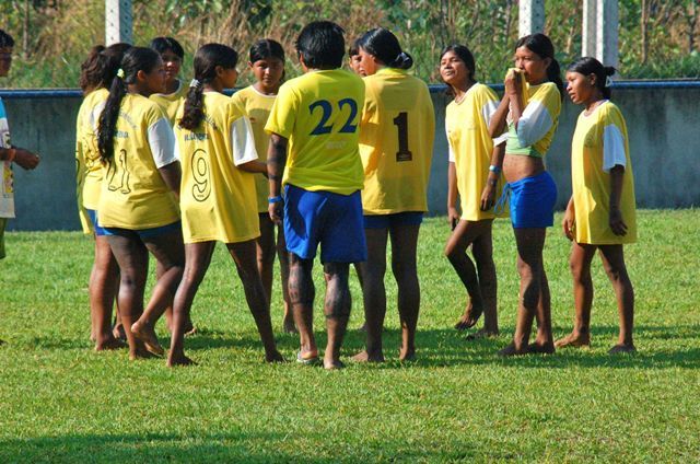 Time de futebol feminino