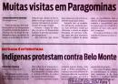 Estrada é interditada - Indígenas protestam contra Belo Monte - 2009