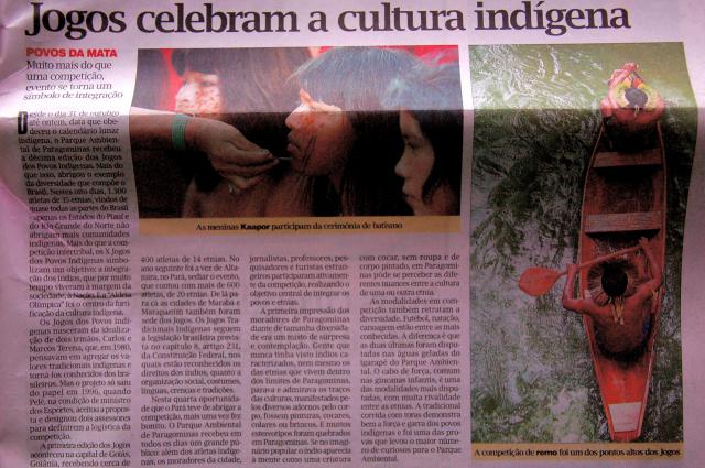 Jogos celebram a cultura indígena - 2009