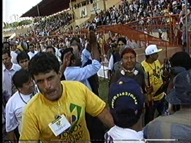 Pelé na abertura dos jogos 12