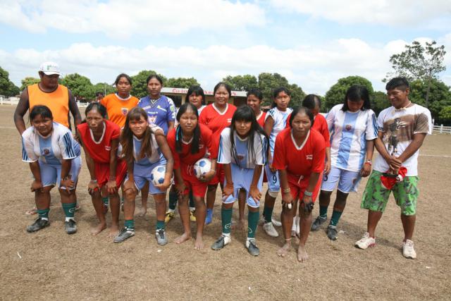 times de futebol feminino indígena