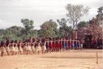 Índios em ritual