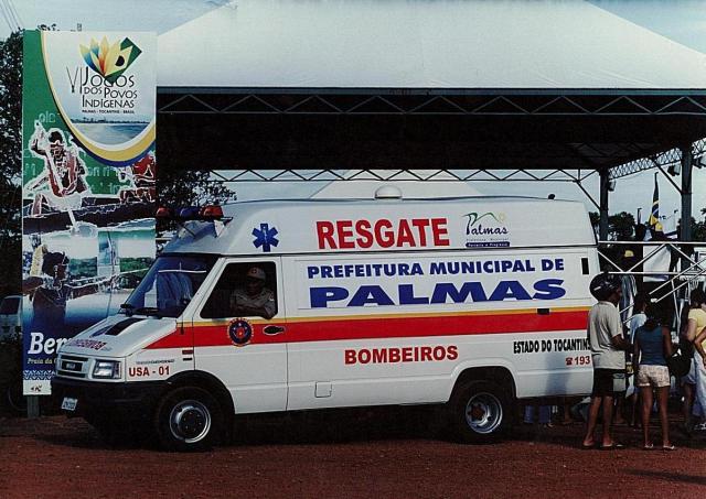 Carro de resgate dos bombeiros