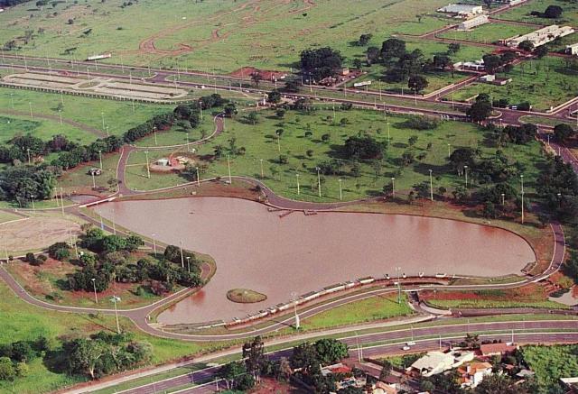 Vista aérea dos locais dos jogos 1