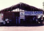 Tenda com faixas