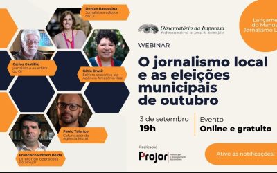 Projor lança nova edição do Manual de Jornalismo Local